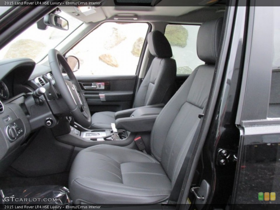 Ebony/Cirrus 2015 Land Rover LR4 Interiors