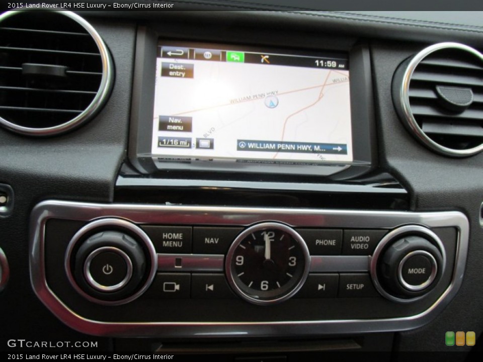 Ebony/Cirrus Interior Navigation for the 2015 Land Rover LR4 HSE Luxury #100083226