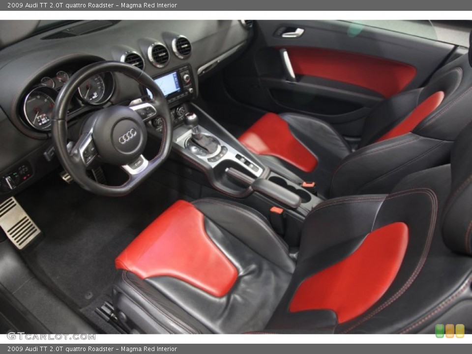Magma Red Interior Photo for the 2009 Audi TT 2.0T quattro Roadster #100084283