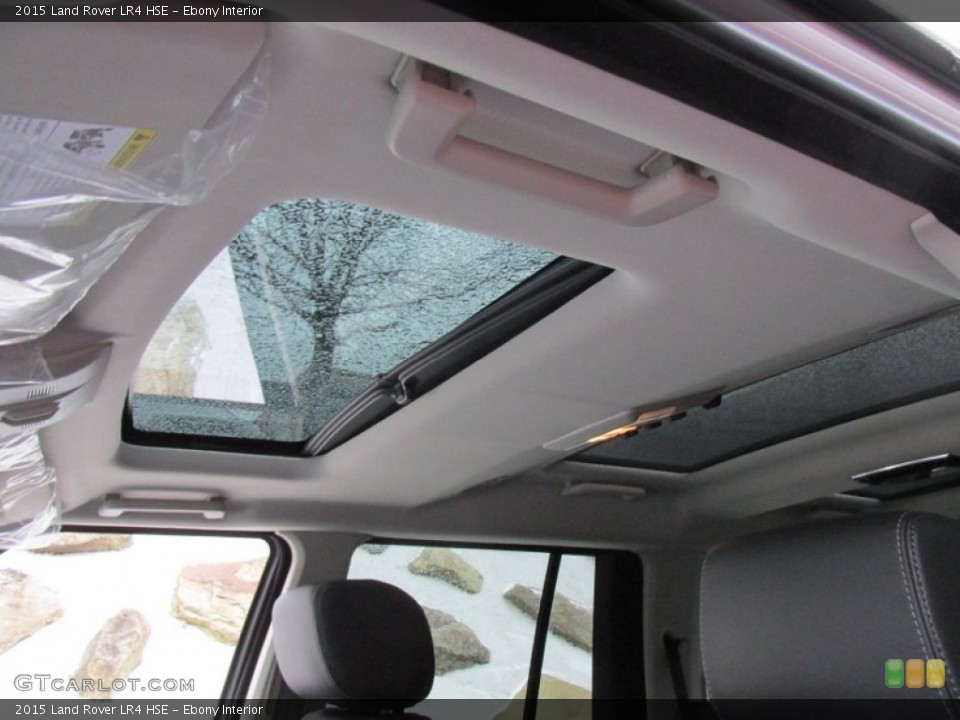 Ebony Interior Sunroof for the 2015 Land Rover LR4 HSE #100084372