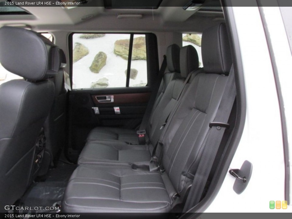 Ebony Interior Rear Seat for the 2015 Land Rover LR4 HSE #100084414