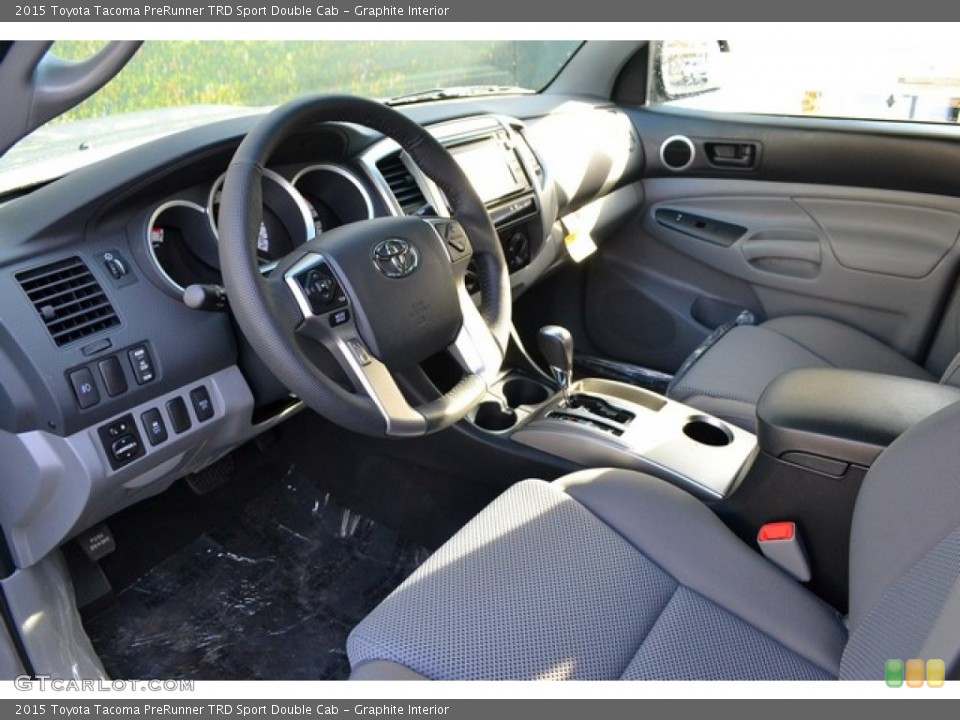 Graphite Interior Prime Interior for the 2015 Toyota Tacoma PreRunner TRD Sport Double Cab #100089130