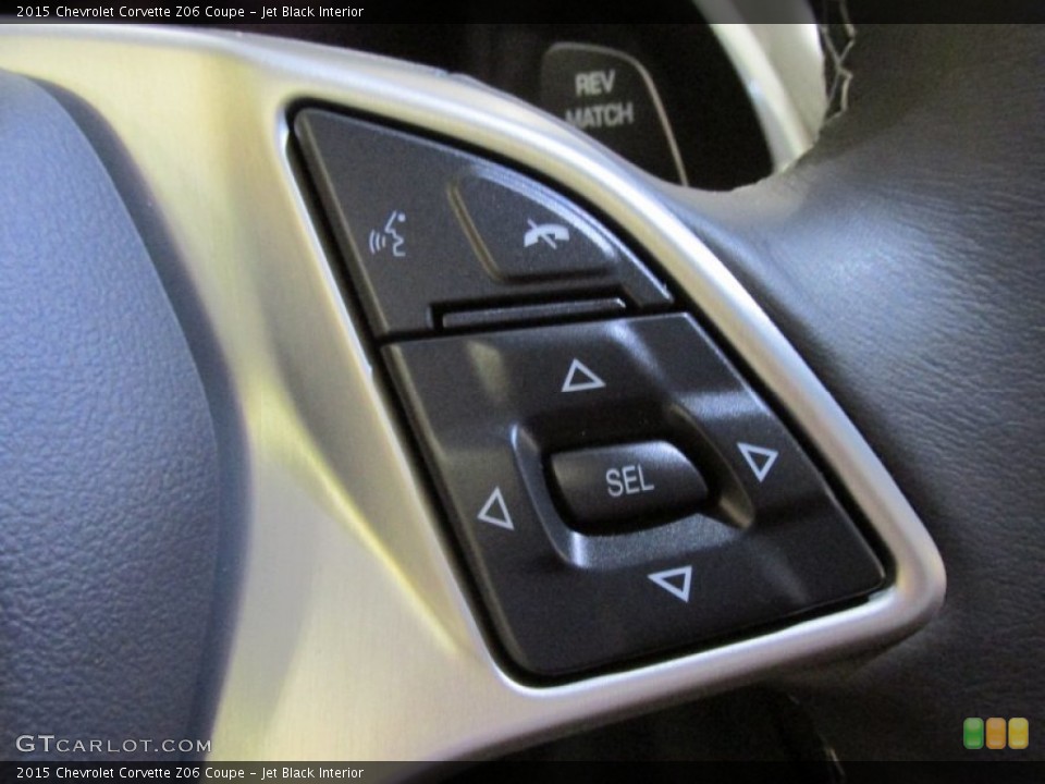 Jet Black Interior Controls for the 2015 Chevrolet Corvette Z06 Coupe #100089400