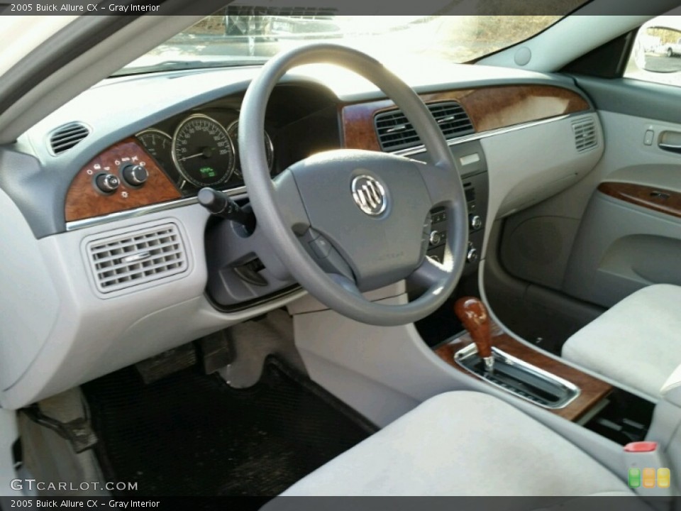 Gray 2005 Buick Allure Interiors