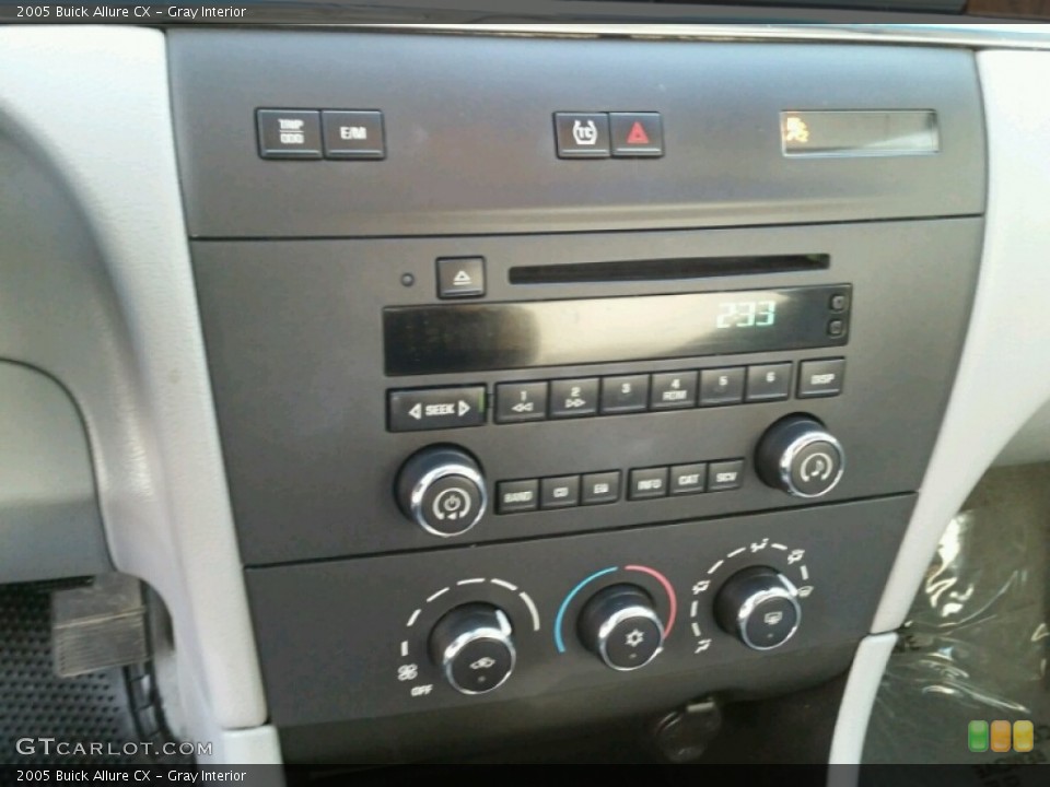 Gray Interior Controls for the 2005 Buick Allure CX #100093636