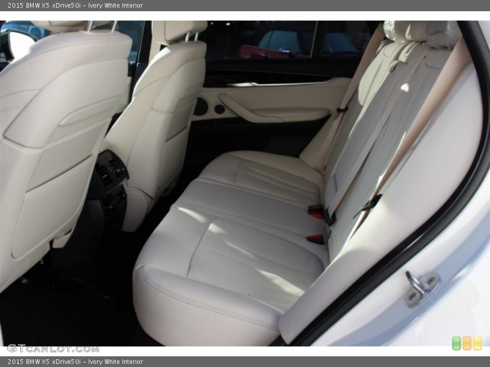 Ivory White Interior Rear Seat for the 2015 BMW X5 xDrive50i #100100206