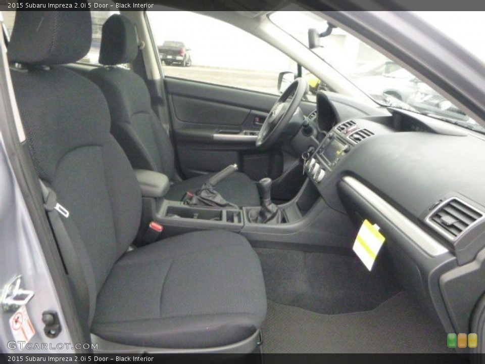 Black Interior Photo for the 2015 Subaru Impreza 2.0i 5 Door #100101752