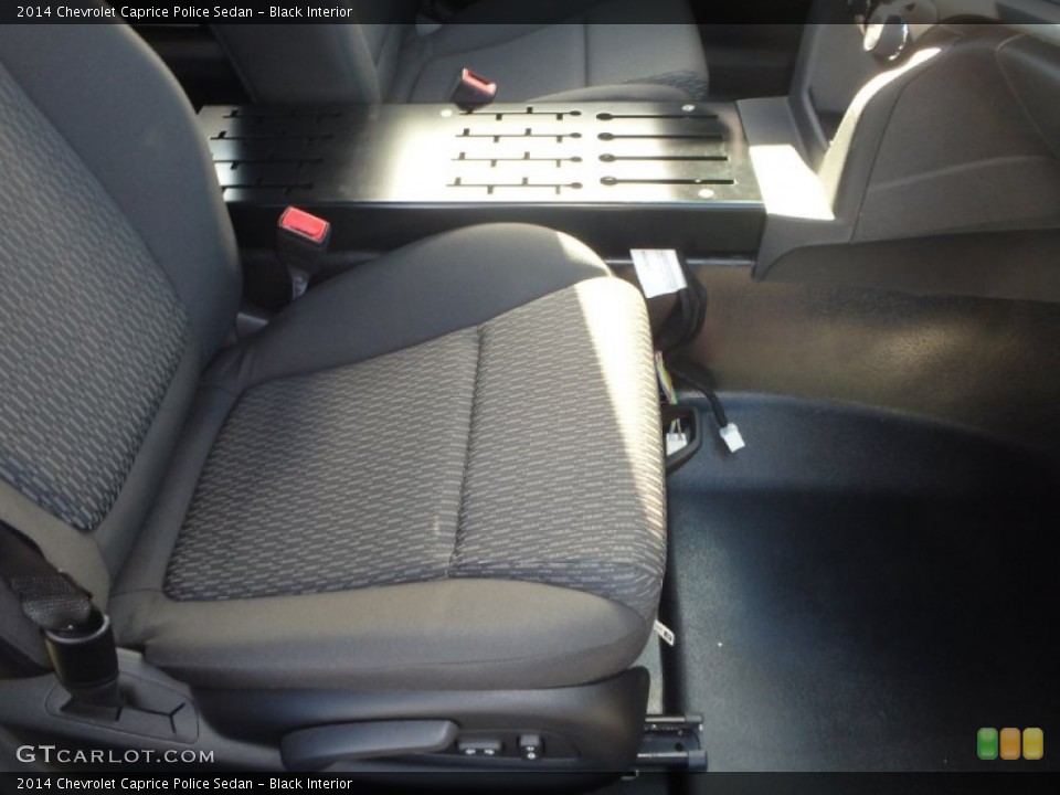 Black Interior Front Seat for the 2014 Chevrolet Caprice Police Sedan #100101883