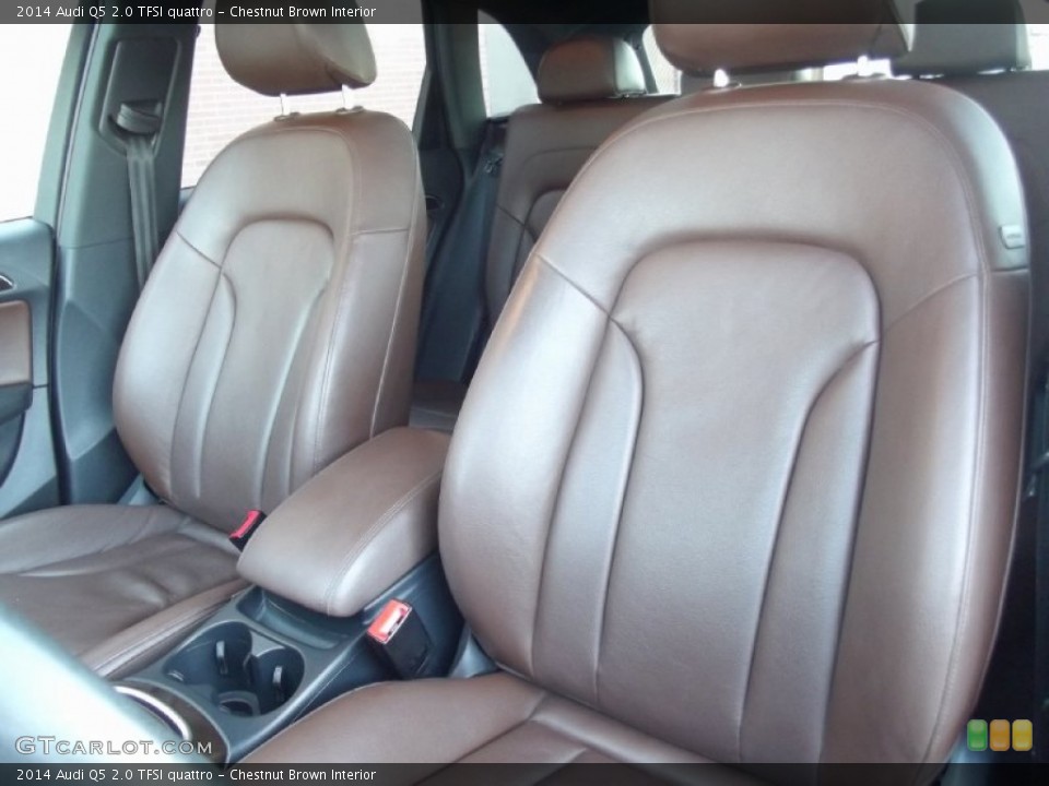 Chestnut Brown Interior Front Seat for the 2014 Audi Q5 2.0 TFSI quattro #100102969