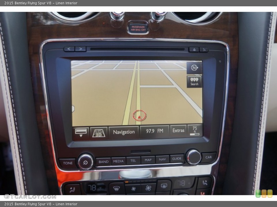Linen Interior Navigation for the 2015 Bentley Flying Spur V8 #100107302