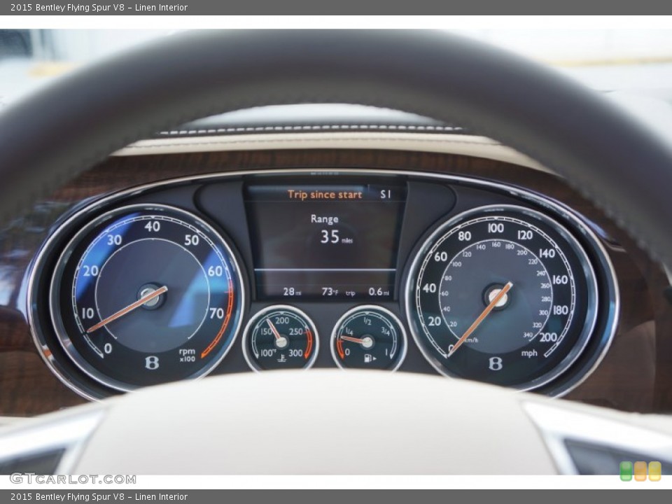 Linen Interior Gauges for the 2015 Bentley Flying Spur V8 #100107413