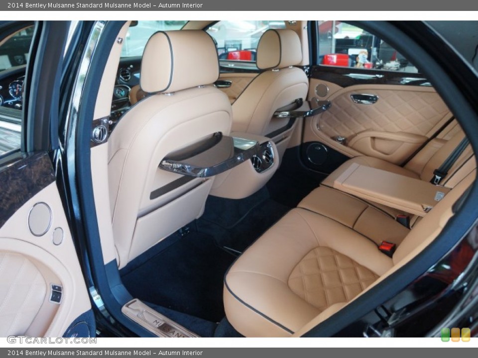 Autumn Interior Rear Seat for the 2014 Bentley Mulsanne  #100108640