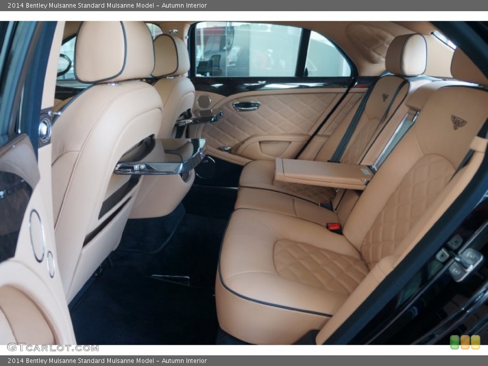 Autumn Interior Rear Seat for the 2014 Bentley Mulsanne  #100108661