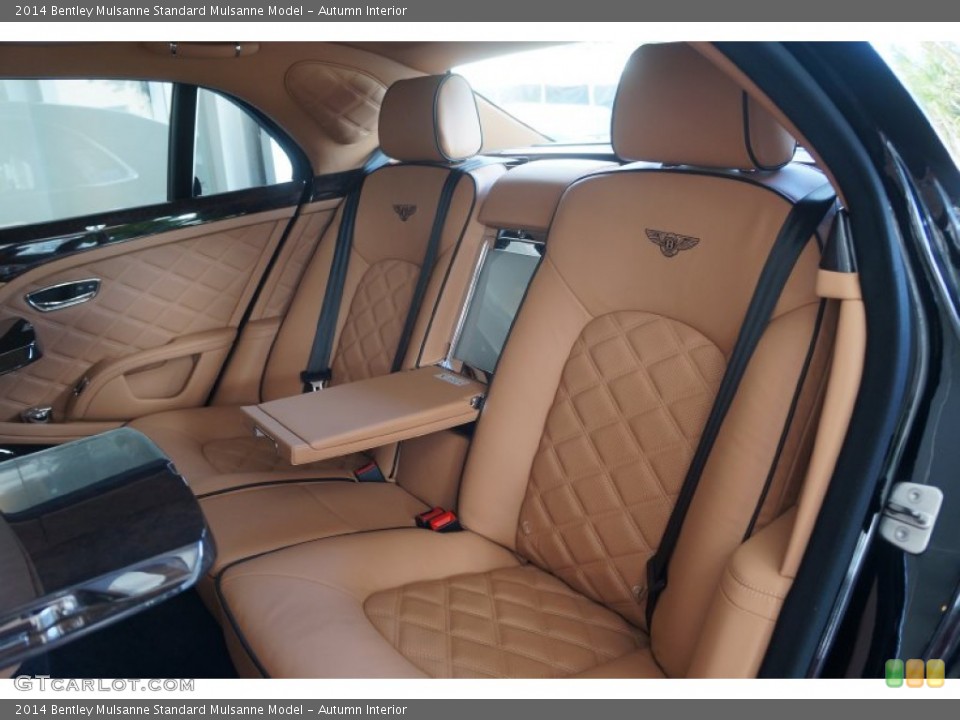 Autumn Interior Rear Seat for the 2014 Bentley Mulsanne  #100108685