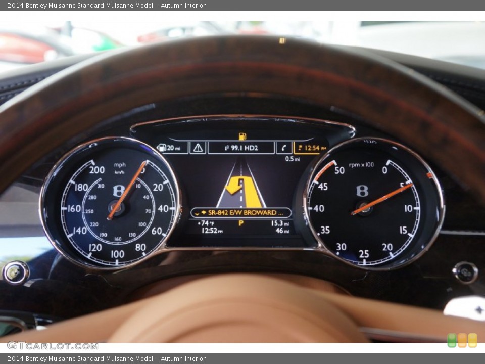 Autumn Interior Gauges for the 2014 Bentley Mulsanne  #100109357