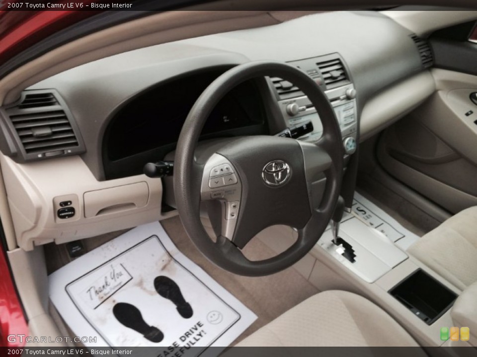 Bisque Interior Prime Interior for the 2007 Toyota Camry LE V6 #100111682