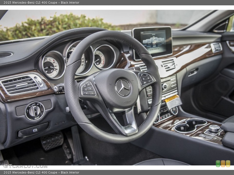 Black Interior Dashboard for the 2015 Mercedes-Benz CLS 400 Coupe #100118576