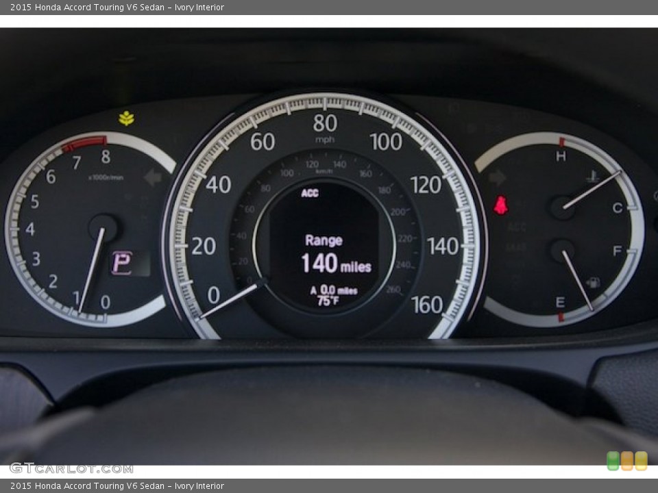 Ivory Interior Gauges for the 2015 Honda Accord Touring V6 Sedan #100121462