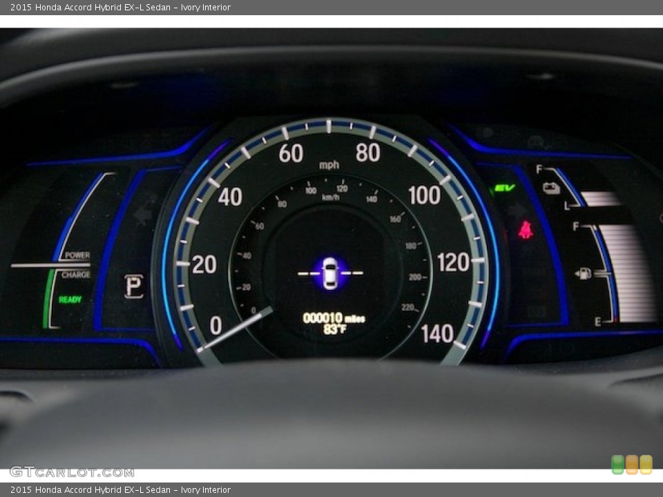 Ivory Interior Gauges for the 2015 Honda Accord Hybrid EX-L Sedan #100122260