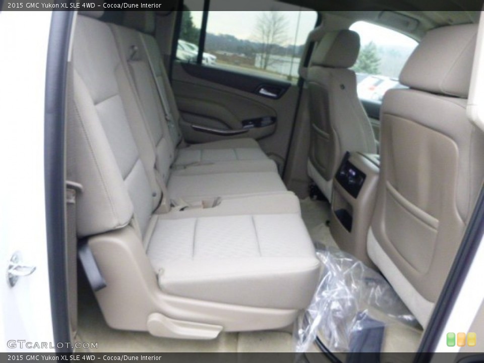 Cocoa/Dune Interior Rear Seat for the 2015 GMC Yukon XL SLE 4WD #100133681