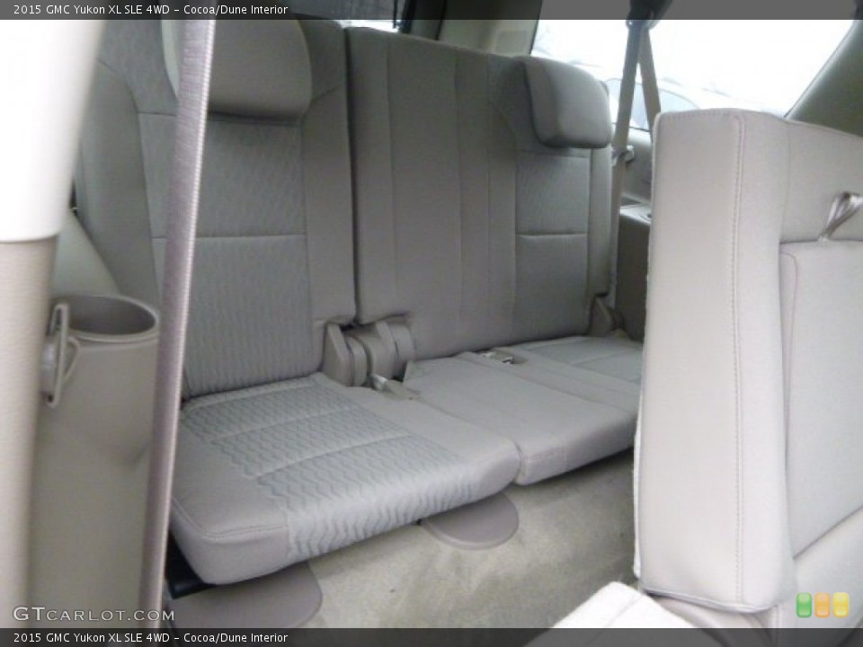 Cocoa/Dune Interior Rear Seat for the 2015 GMC Yukon XL SLE 4WD #100133701