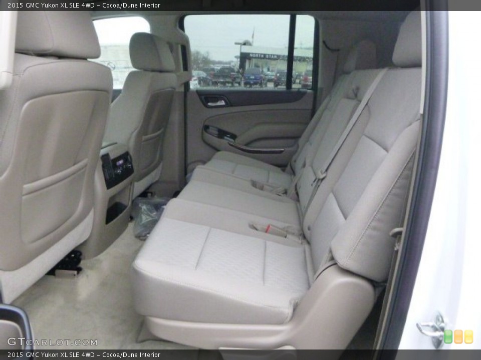 Cocoa/Dune Interior Rear Seat for the 2015 GMC Yukon XL SLE 4WD #100133725