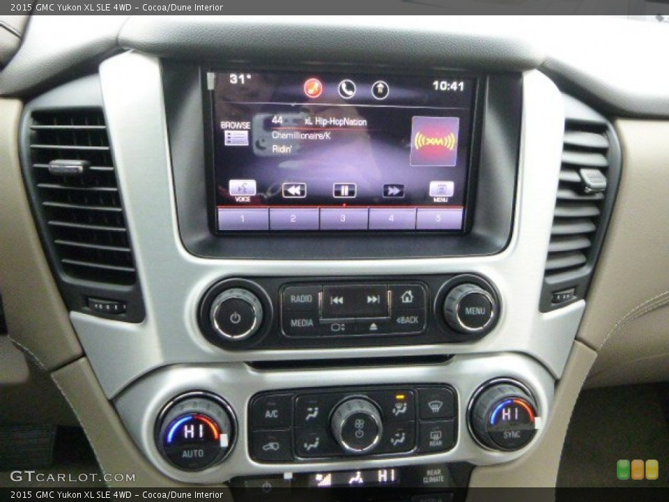Cocoa/Dune Interior Controls for the 2015 GMC Yukon XL SLE 4WD #100133837