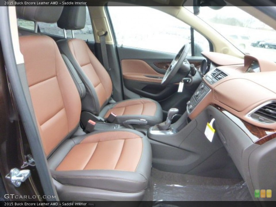 Saddle Interior Front Seat for the 2015 Buick Encore Leather AWD #100139359