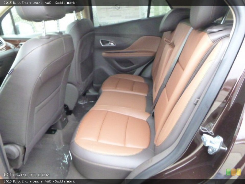 Saddle Interior Rear Seat for the 2015 Buick Encore Leather AWD #100139449