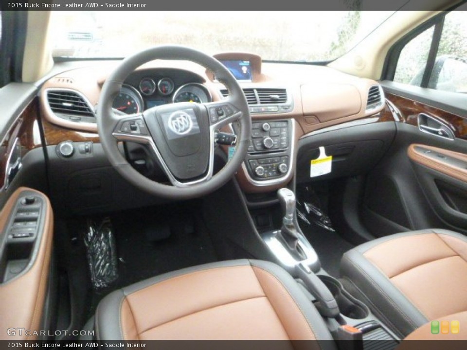 Saddle Interior Prime Interior for the 2015 Buick Encore Leather AWD #100139470