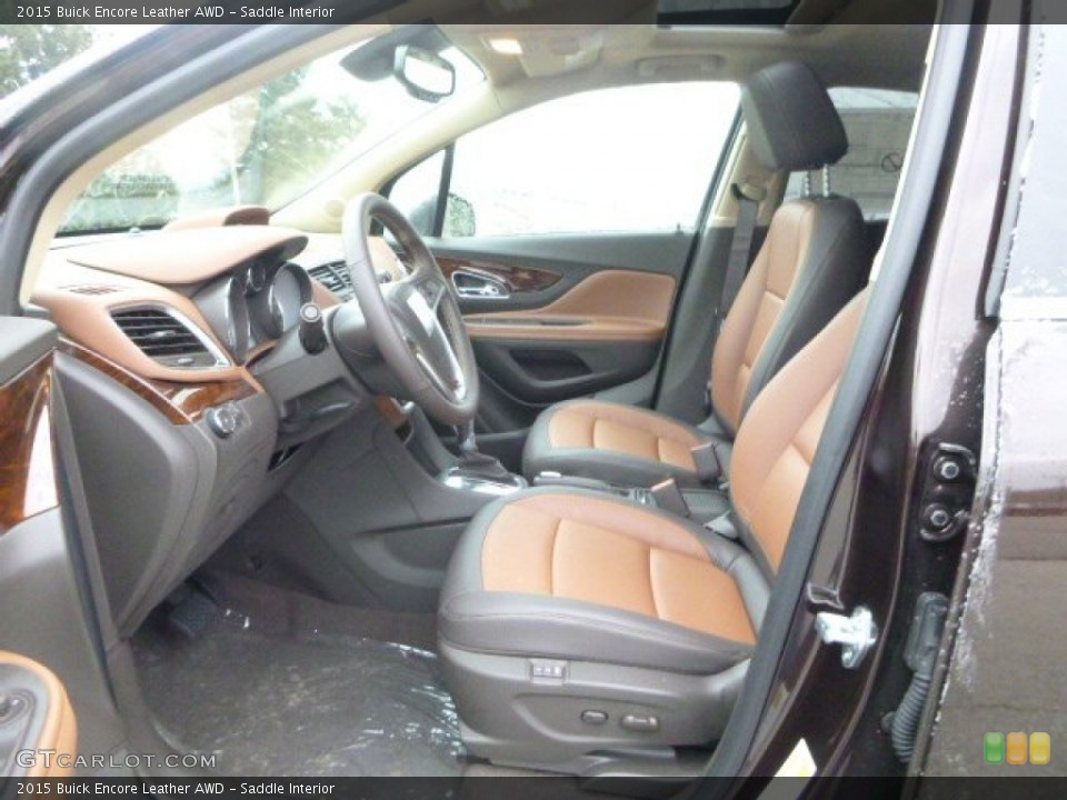 Saddle Interior Front Seat for the 2015 Buick Encore Leather AWD #100139531