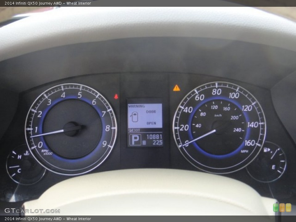 Wheat Interior Gauges for the 2014 Infiniti QX50 Journey AWD #100140751