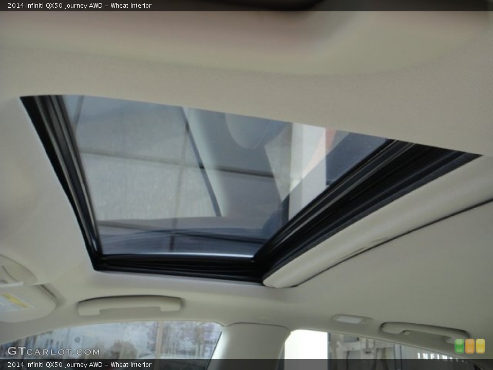 Wheat Interior Sunroof for the 2014 Infiniti QX50 Journey AWD #100140826
