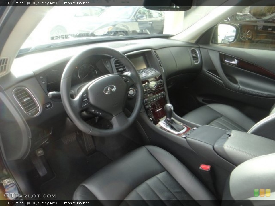 Graphite Interior Photo for the 2014 Infiniti QX50 Journey AWD #100141048