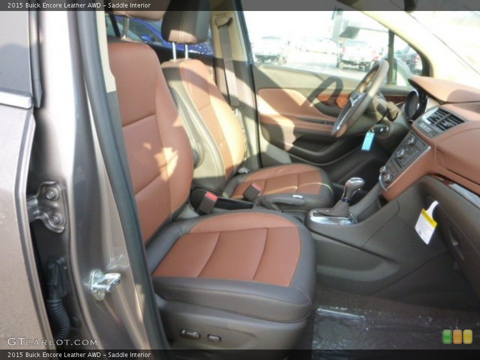 Saddle Interior Front Seat for the 2015 Buick Encore Leather AWD #100141063