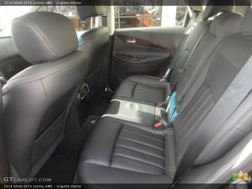 Graphite Interior Rear Seat for the 2014 Infiniti QX50 Journey AWD #100141114