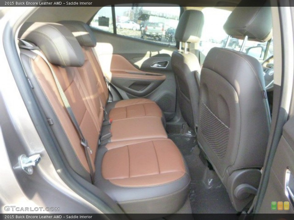 Saddle Interior Rear Seat for the 2015 Buick Encore Leather AWD #100141120