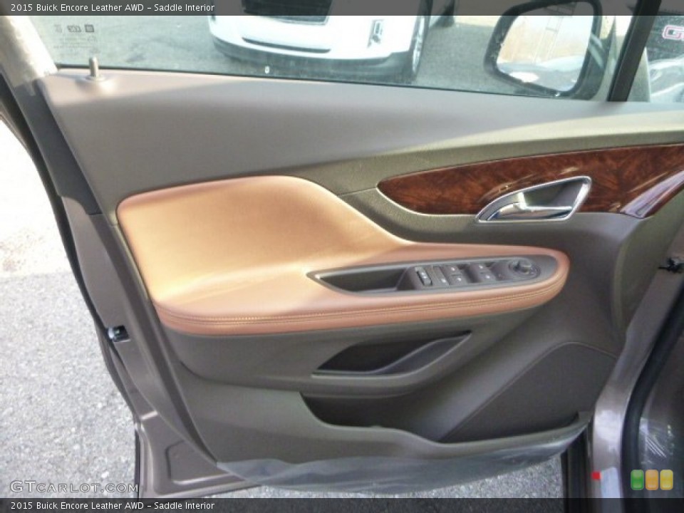 Saddle Interior Door Panel for the 2015 Buick Encore Leather AWD #100141183