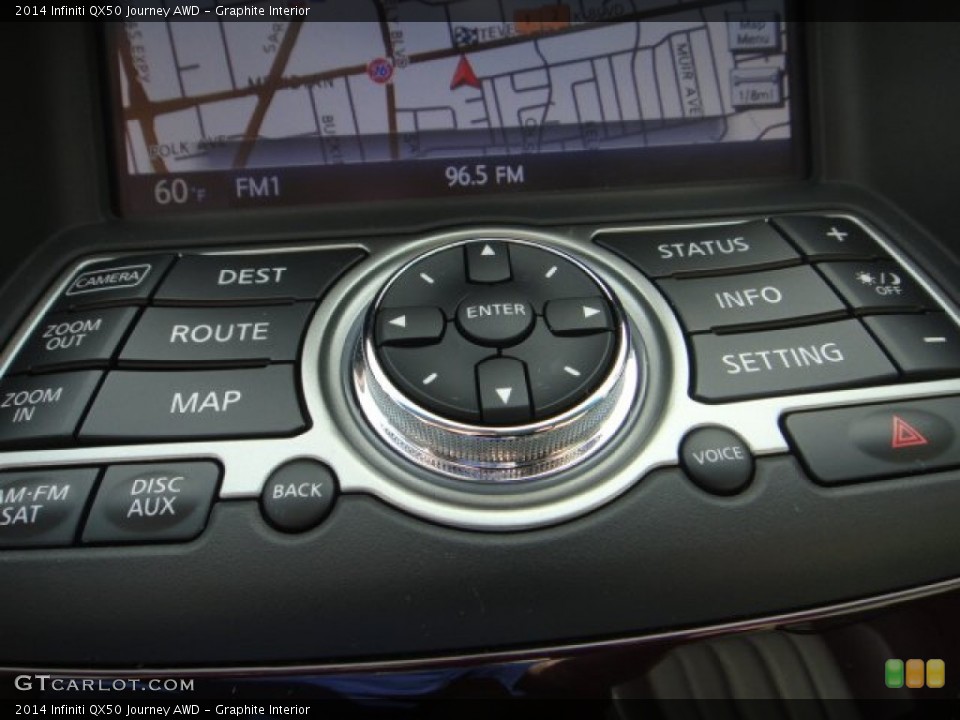 Graphite Interior Controls for the 2014 Infiniti QX50 Journey AWD #100141321