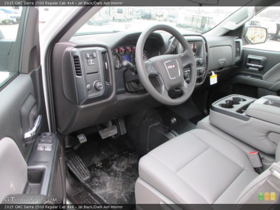 Jet Black/Dark Ash Interior Prime Interior for the 2015 GMC Sierra 1500 Regular Cab 4x4 #100141372