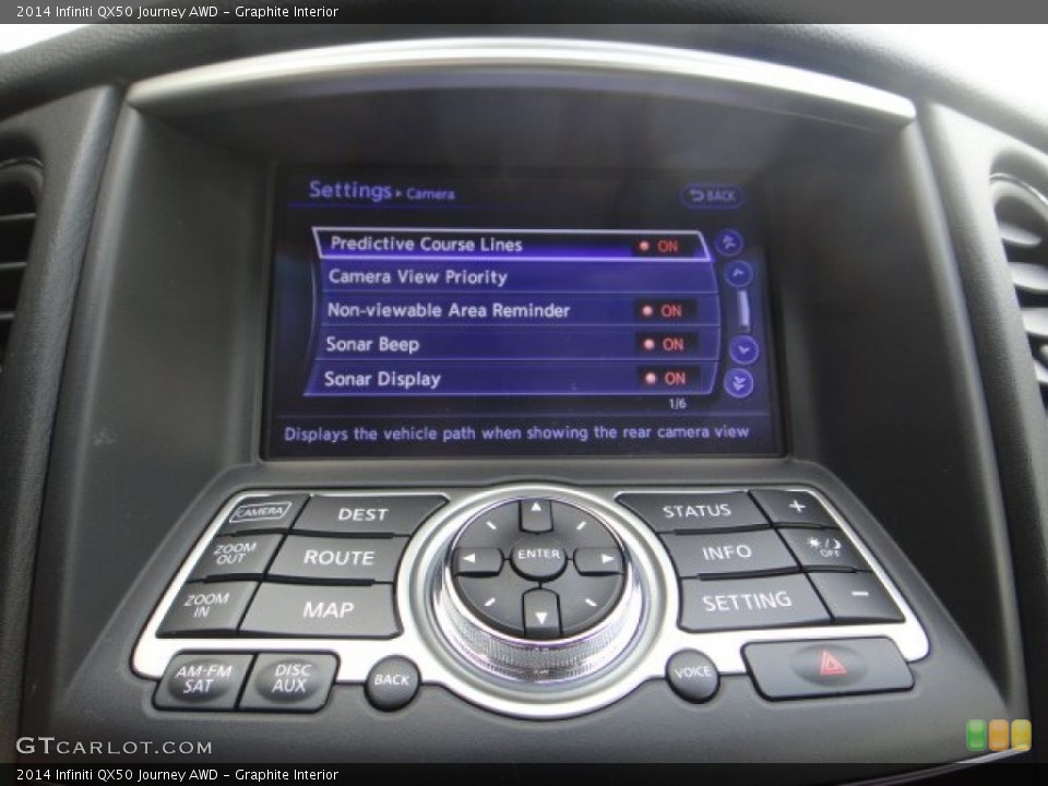 Graphite Interior Controls for the 2014 Infiniti QX50 Journey AWD #100141427