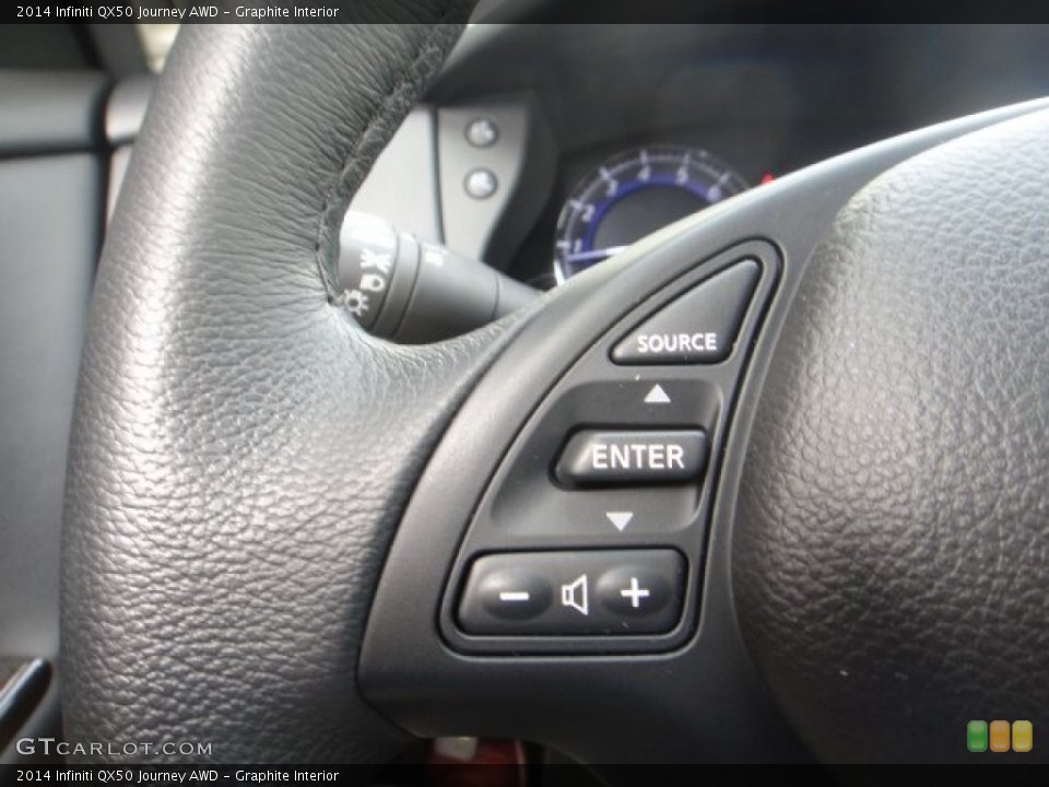 Graphite Interior Controls for the 2014 Infiniti QX50 Journey AWD #100141519