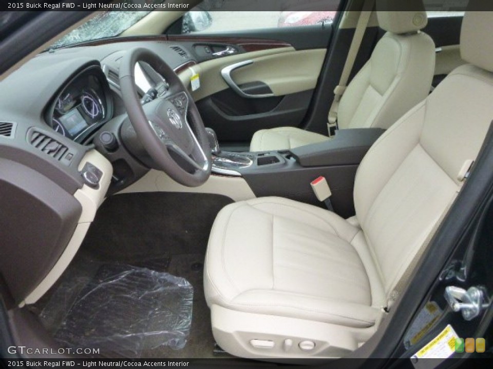 Light Neutral/Cocoa Accents Interior Front Seat for the 2015 Buick Regal FWD #100142992