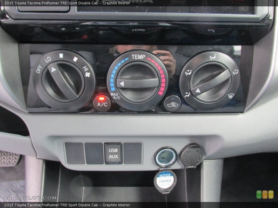Graphite Interior Controls for the 2015 Toyota Tacoma PreRunner TRD Sport Double Cab #100154260