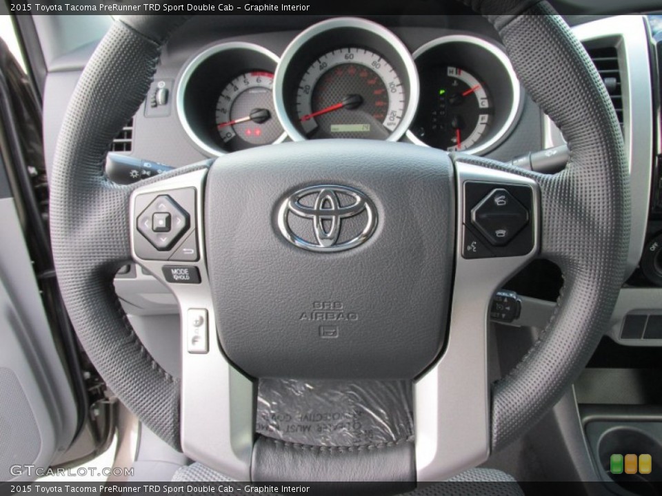 Graphite Interior Steering Wheel for the 2015 Toyota Tacoma PreRunner TRD Sport Double Cab #100154290