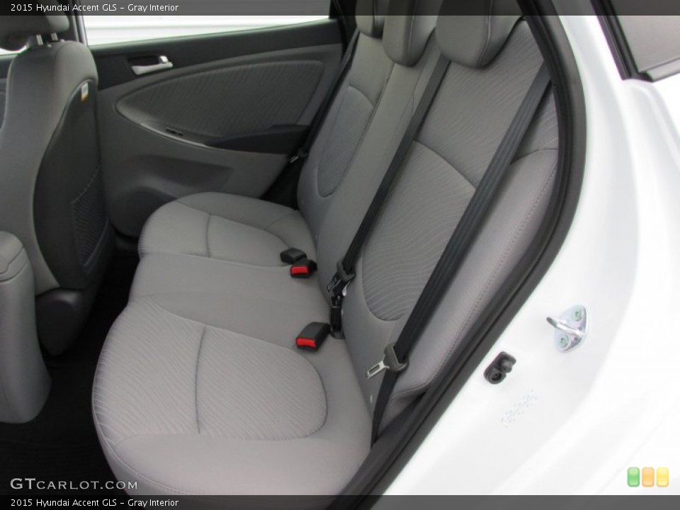 Gray Interior Rear Seat for the 2015 Hyundai Accent GLS #100155601