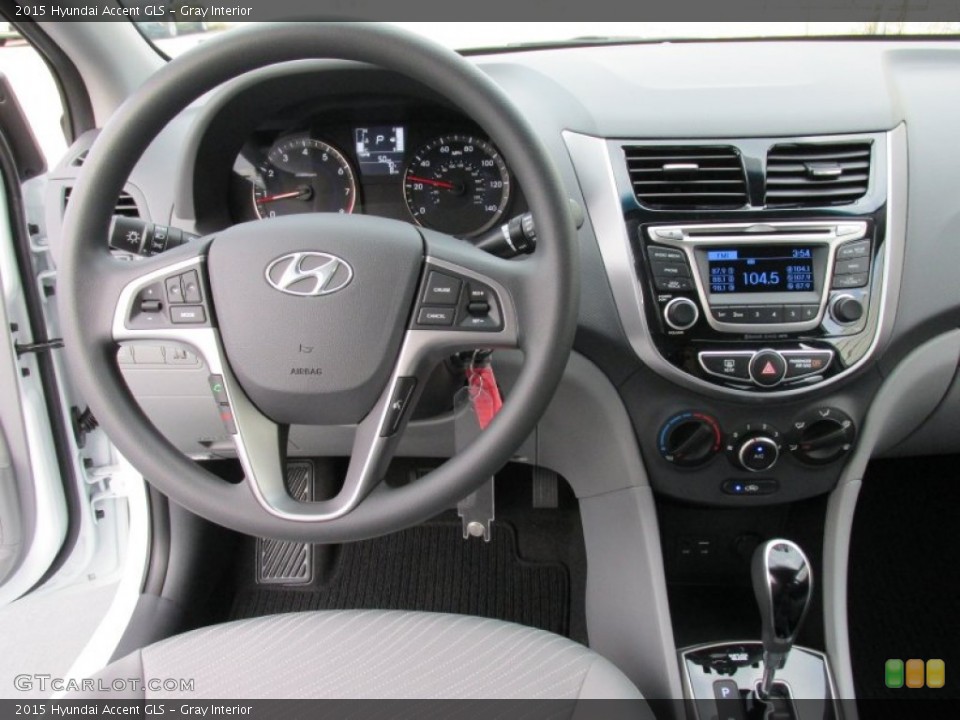 Gray Interior Dashboard for the 2015 Hyundai Accent GLS #100155631