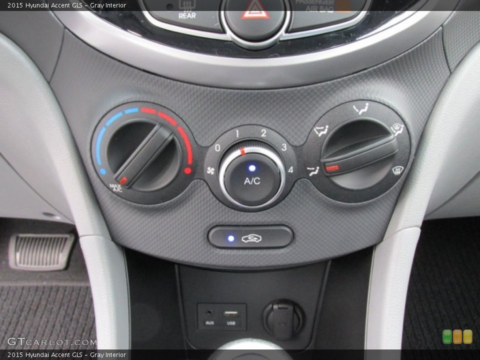 Gray Interior Controls for the 2015 Hyundai Accent GLS #100155649