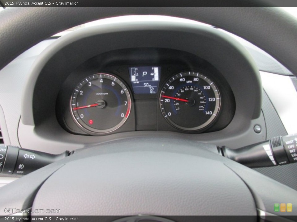 Gray Interior Gauges for the 2015 Hyundai Accent GLS #100155667