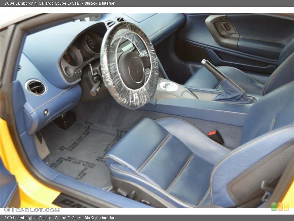 Blu Scylla 2004 Lamborghini Gallardo Interiors